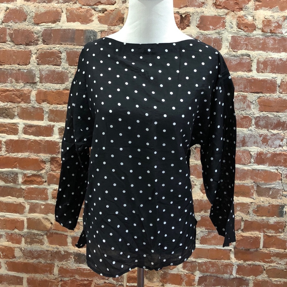 Polka dot blouse